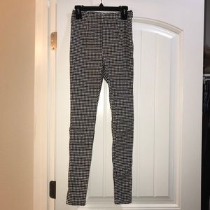 Checkered work pants